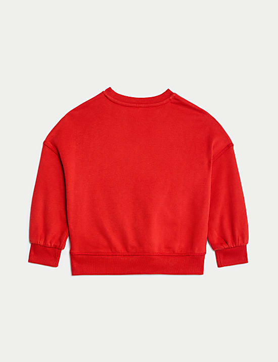 Cotton Rich Minnie & Mickey Mouse&trade; Christmas Sweatshirt (2-8 Yrs)