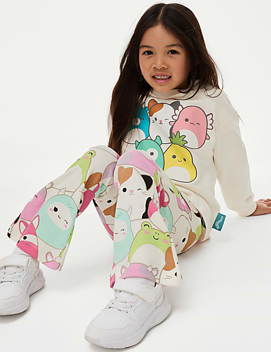 Squishmallows&trade; Cotton Rich Leggings (5-10 Yrs)