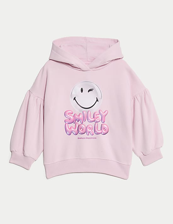 Katoenrijke hoodie van SmileyWorld&reg; (2-16 jaar)
