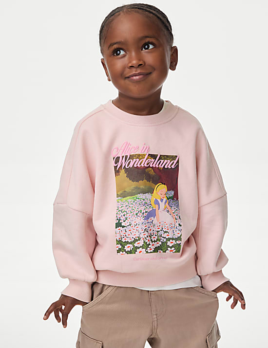 Sweatshirt mit Alice in Wonderland&trade;-Motiv (2&ndash;8 Jahre)