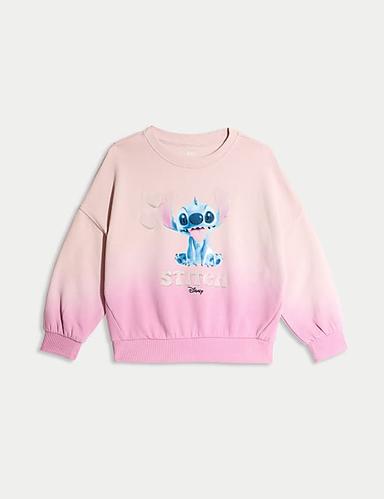 Cotton Rich Lilo & Stitch&trade; Sweatshirt (2-8 Yrs)