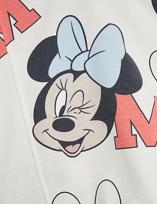 Ensemble 2 pi&egrave;ces en coton &agrave; motif Minnie Mouse&trade; (du 1 au 8 ans)