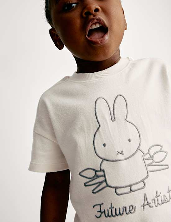 T-Shirt mit hohem Baumwollanteil und Miffy™-Motiv (1–8&nbsp;J.)