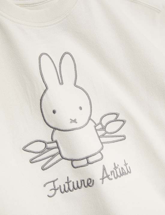 T-Shirt mit hohem Baumwollanteil und Miffy™-Motiv (1–8&nbsp;J.)