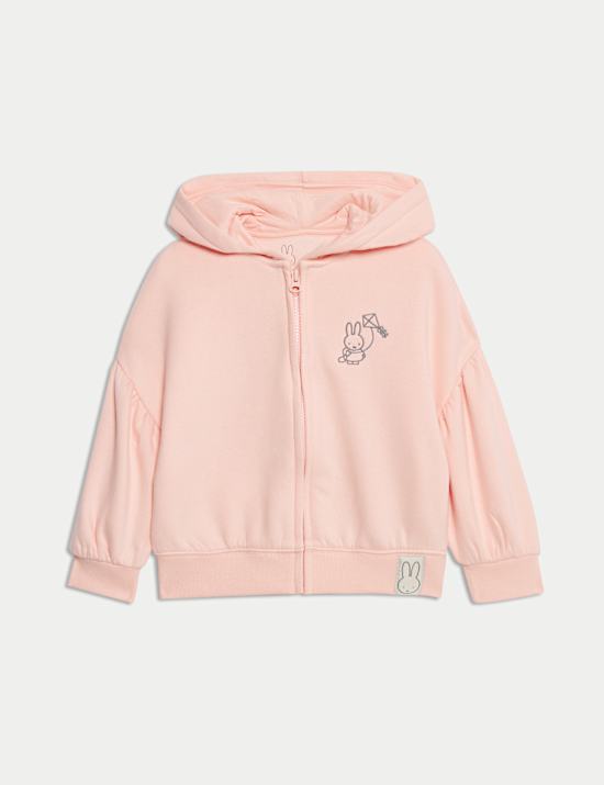 Cotton Rich Miffy Zip Hoodie (1-8 Yrs)