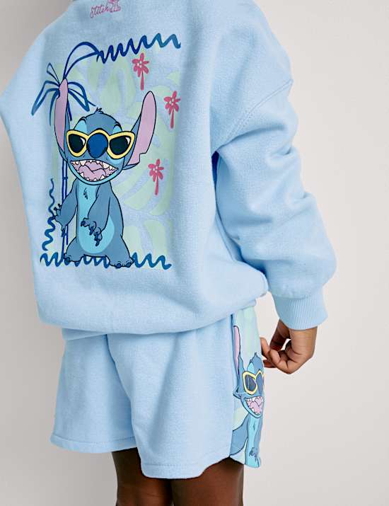 2pc Lilo & Stitch&trade; Sweatshirt & Shorts Set (2-8 Yrs)