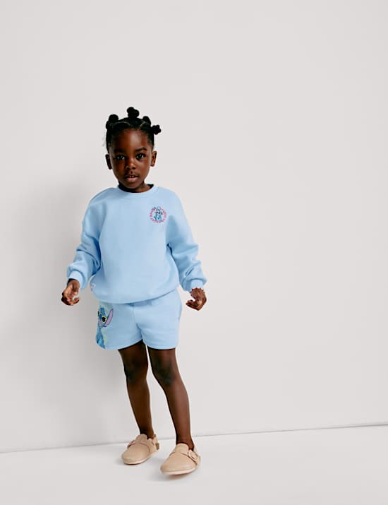 2pc Lilo & Stitch&trade; Sweatshirt & Shorts Set (2-8 Yrs)