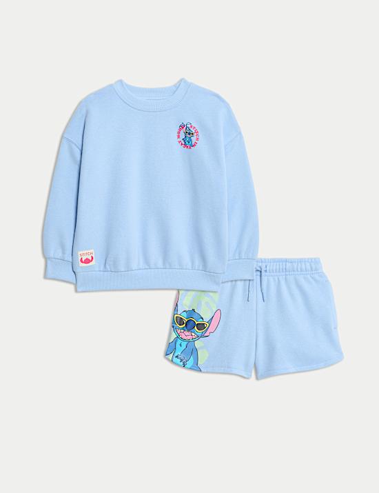 2pc Lilo & Stitch&trade; Sweatshirt & Shorts Set (2-8 Yrs)