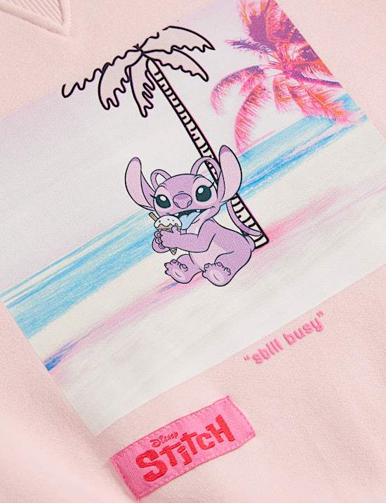 Cotton Rich Lilo & Stitch&trade; Sweatshirt (2-8 Yrs)