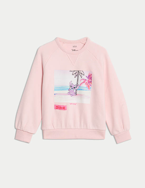 Cotton Rich Lilo & Stitch&trade; Sweatshirt (2-8 Yrs)