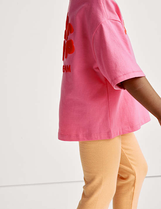 T-Shirt aus reiner Baumwolle mit Lilo & Stitch™ Motiv (2–8 J.)