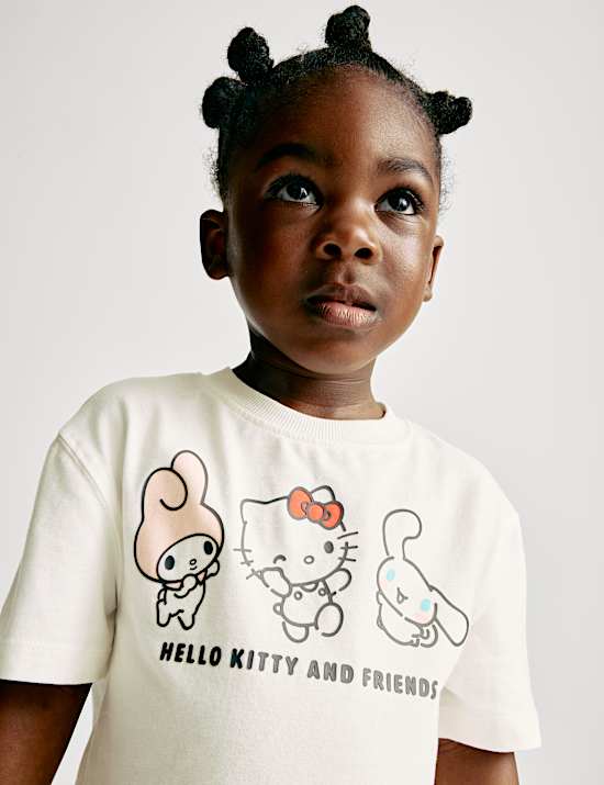 Pure Cotton Hello Kitty and Friends&trade; T-Shirt (2-8 Yrs)