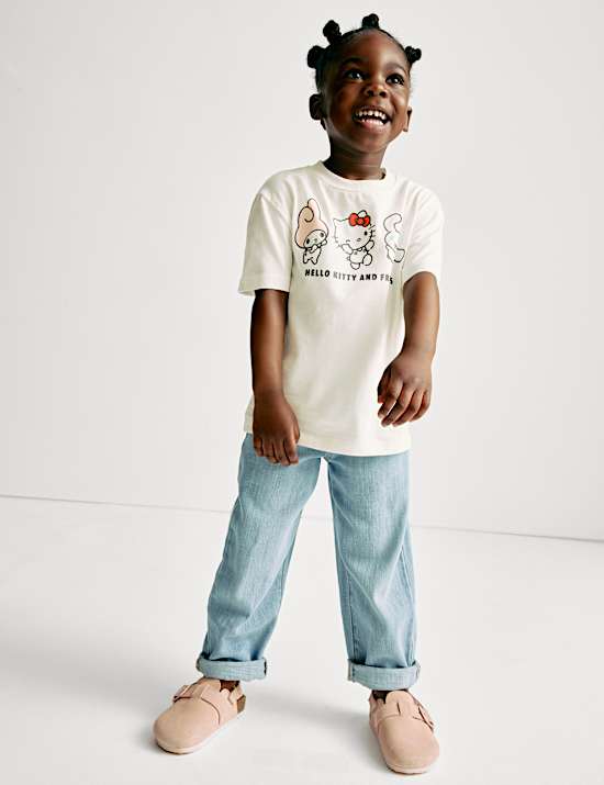 Pure Cotton Hello Kitty and Friends&trade; T-Shirt (2-8 Yrs)