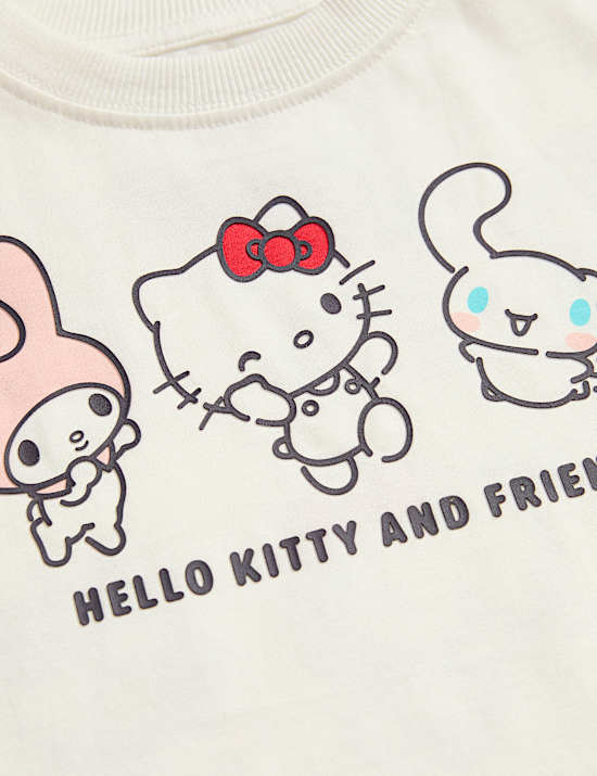 Pure Cotton Hello Kitty and Friends&trade; T-Shirt (2-8 Yrs)