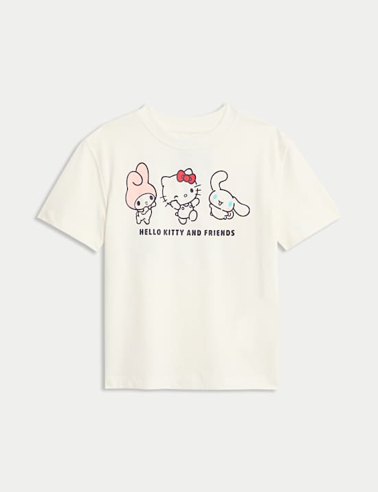 Pure Cotton Hello Kitty and Friends&trade; T-Shirt (2-8 Yrs)