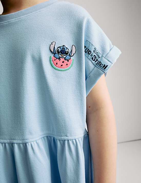 Cotton Rich Lilo & Stitch™ Dress (2-8 Yrs)