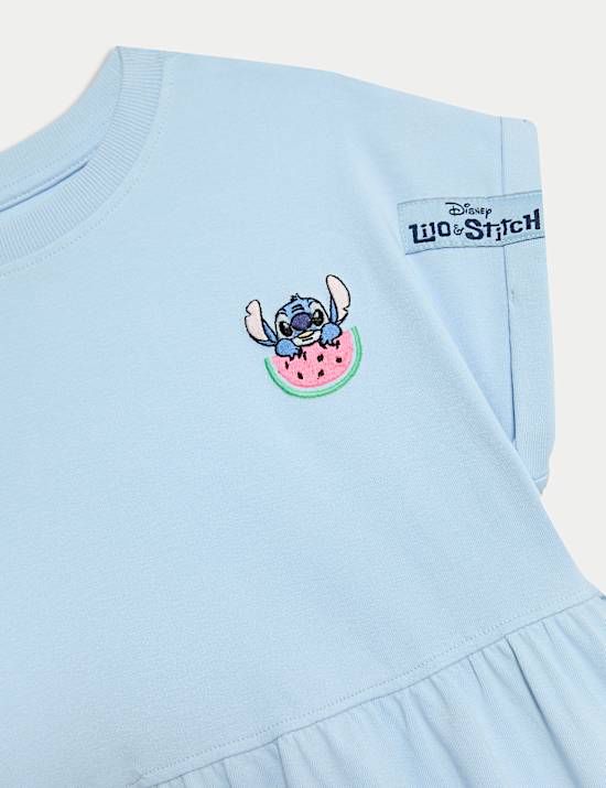 Cotton Rich Lilo & Stitch™ Dress (2-8 Yrs)
