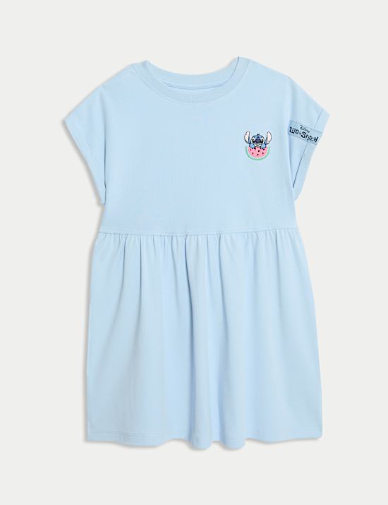 Cotton Rich Lilo & Stitch™ Dress (2-8 Yrs)