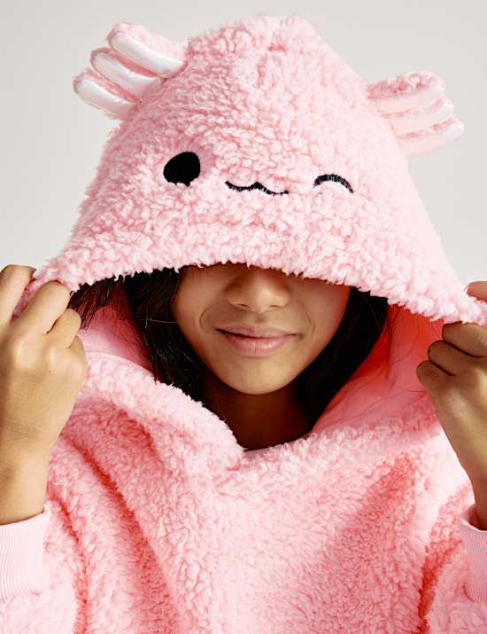 Sweat &agrave; capuche imitation peau de mouton motif Squishmallows&trade; (du 5 au 12 ans)