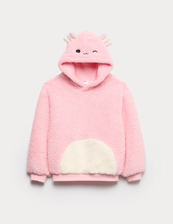 Sweat &agrave; capuche imitation peau de mouton motif Squishmallows&trade; (du 5 au 12 ans)