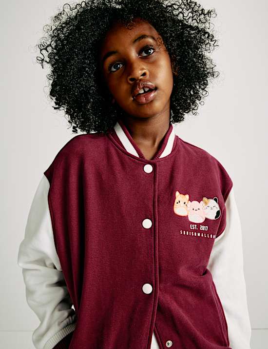 Bomberjack met Squishmallows™-motief (5-12 jaar)