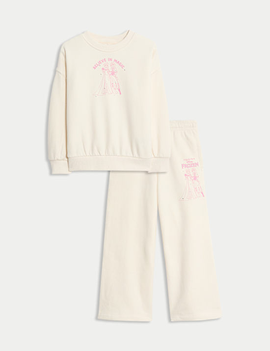 Cotton Rich Frozen&trade; Sweatshirt & Joggers Set (2-8 Yrs)