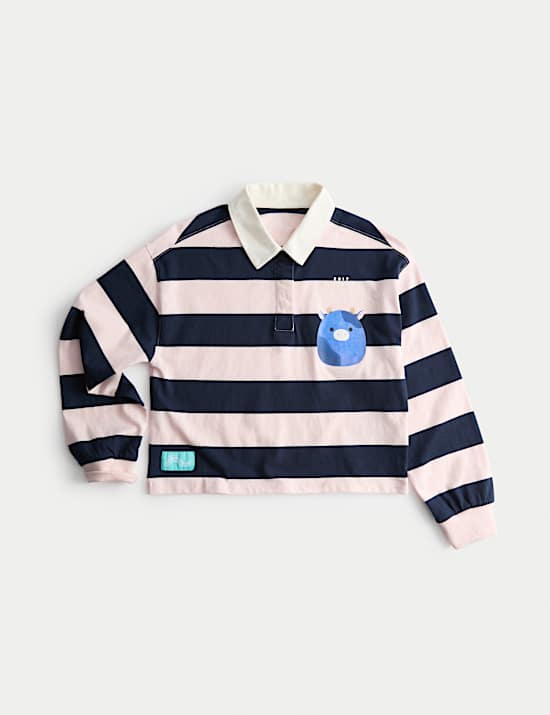 Pure Cotton Squishmallows™ Rugby Top (5-12 Yrs)
