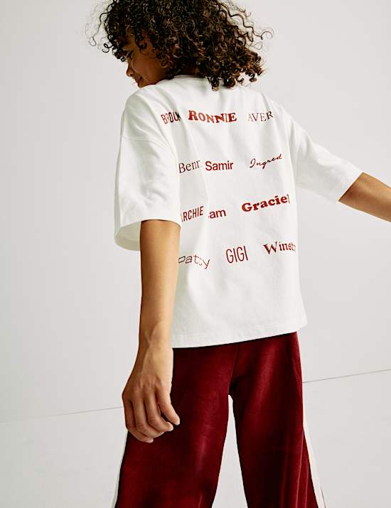 Puur katoenen Squishmallows™-top (5-12 jaar)