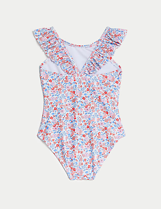 2er-Pack Badeanz&uuml;ge mit Blumenmuster und Streifen (2&ndash;8 J.)