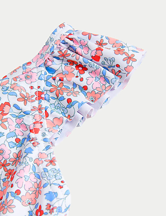 2er-Pack Badeanz&uuml;ge mit Blumenmuster und Streifen (2&ndash;8 J.)