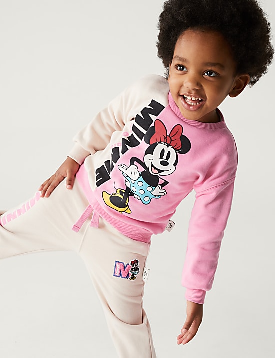 Cotton Rich Minnie Mouse&trade; Sweatshirt (2-8 Yrs)