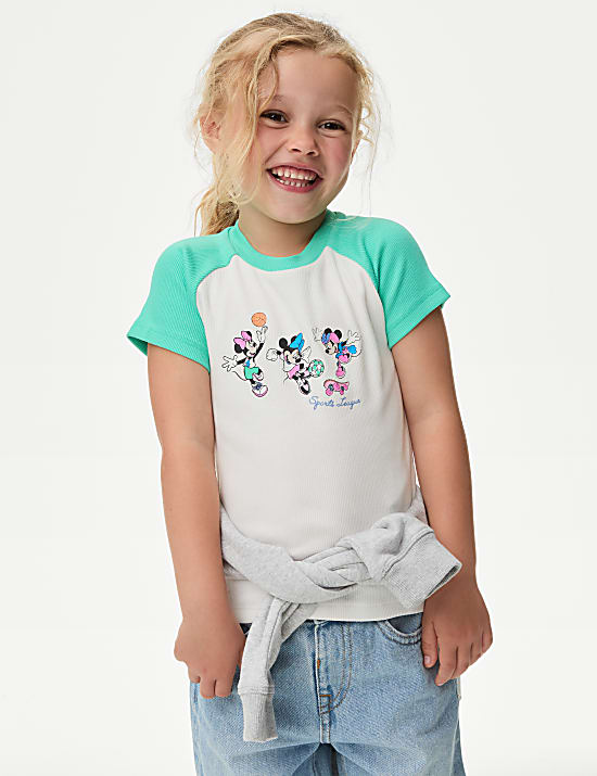 T-shirt Minnie Mouse™ με υψηλή περιεκτικότητα σε βαμβάκι (2-8 ετών)