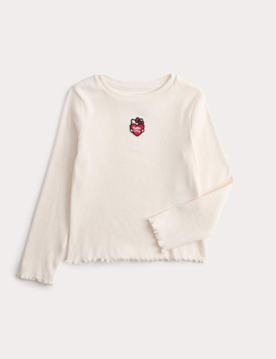 Cotton Rich Hello Kitty&trade; Top (2-8 Yrs)