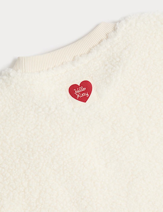 Cotton Rich Borg Hello Kitty&trade; Sweatshirt (1-10 Years)