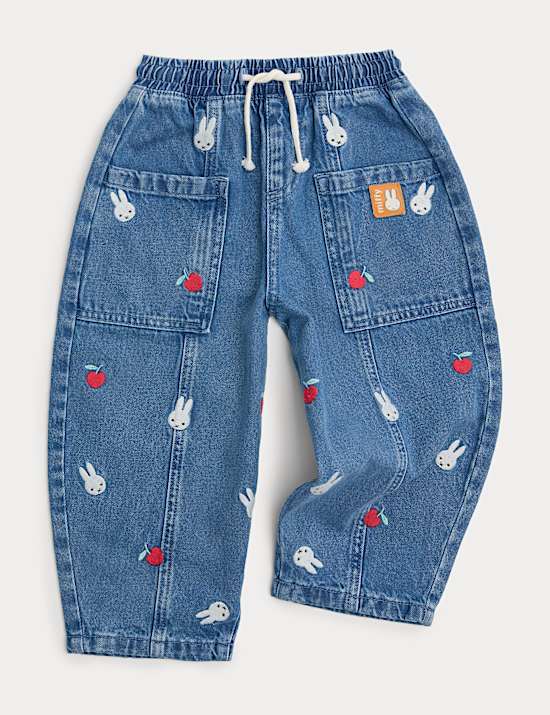 Miffy Embroidered Jeans (2-8 Yrs)