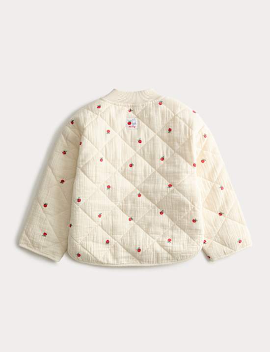 Pure Cotton Miffy&trade;Apple Quilted Jacket (2-8 Years)