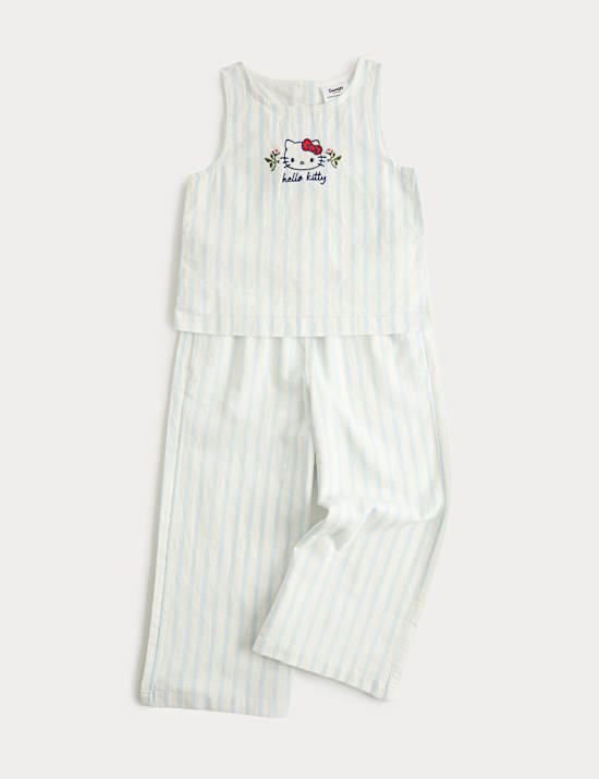 2 Piece Pure Cotton Hello Kitty&trade; Outfit (2-8 Yrs)