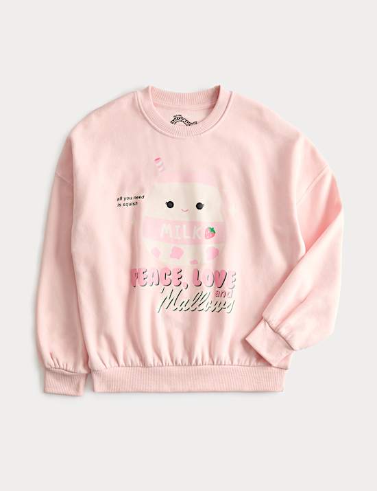 Cotton Rich Squishmallows&trade; Sweatshirt (5-10 Years)