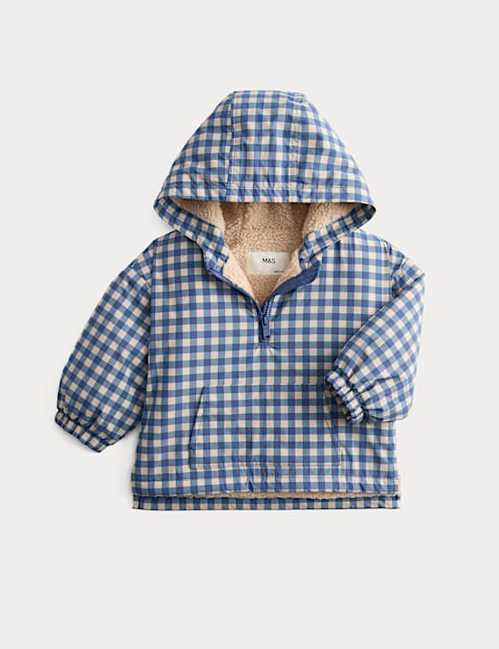 Hooded Check Jacket (0 Mths-6 Yrs)