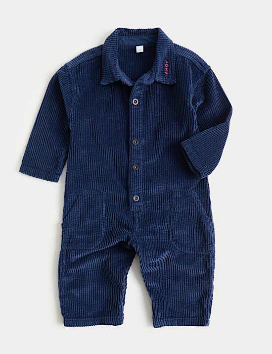 Corduroy overall (0-3 jaar)