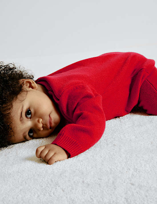 Merino Wool Rich 'Star' All in One (0-3 Yrs)