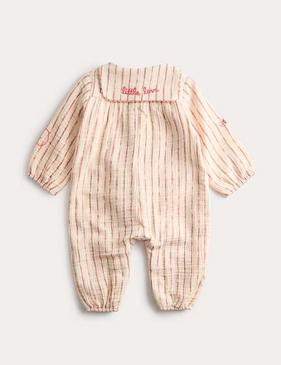 Pure Cotton Cupid Striped All in One (0-3 Yrs)