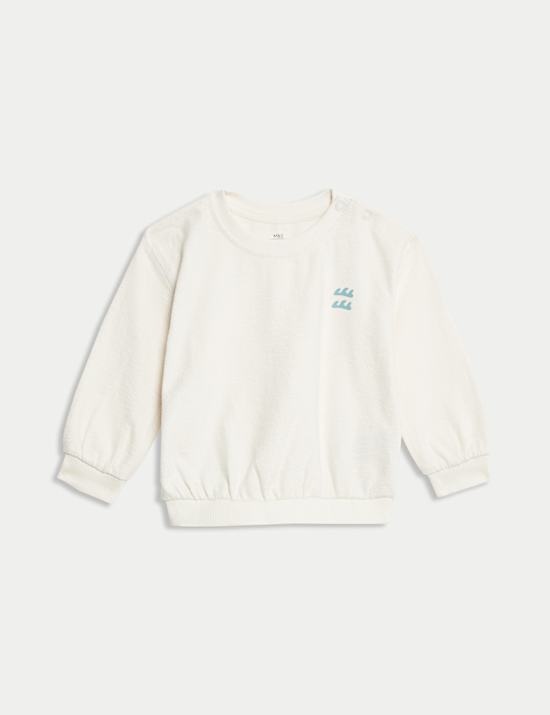 Pure Cotton Applique Sweatshirt (0-3 Yrs)