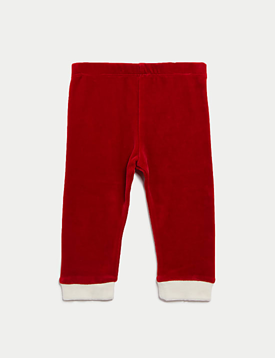 3pc Cotton Rich Christmas Santa Outfit (0-3 Yrs)