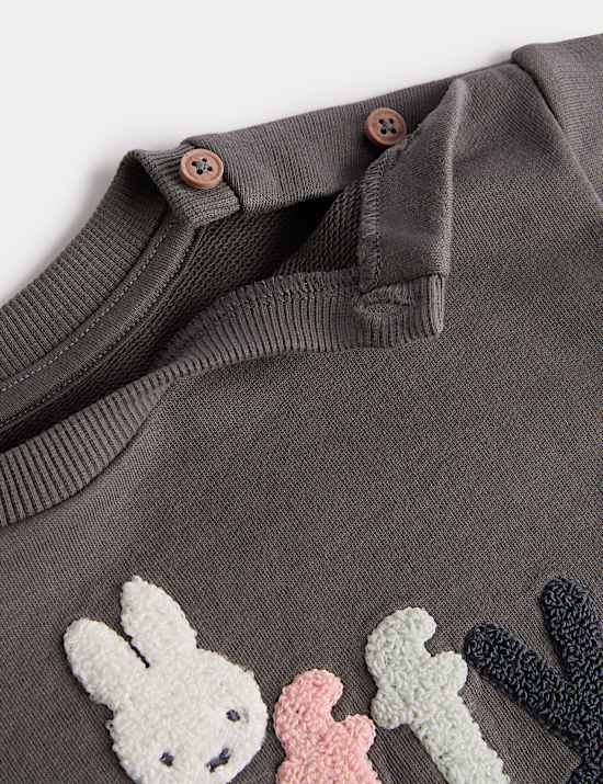 2pc Cotton Rich Miffy™ Sweat Outfit (0-3 Yes)