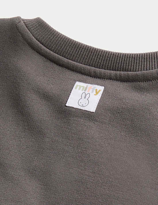 2pc Cotton Rich Miffy™ Sweat Outfit (0-3 Yes)