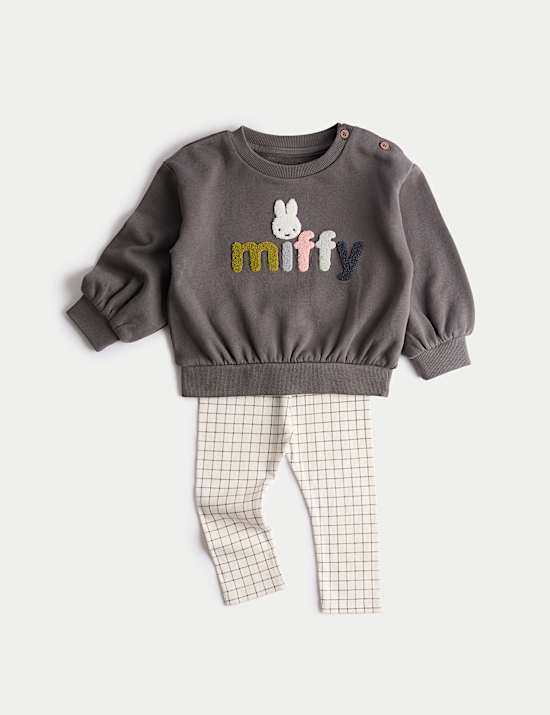 2pc Miffy™ Sweatshirt & Legging Outfit (0-3 Yrs)
