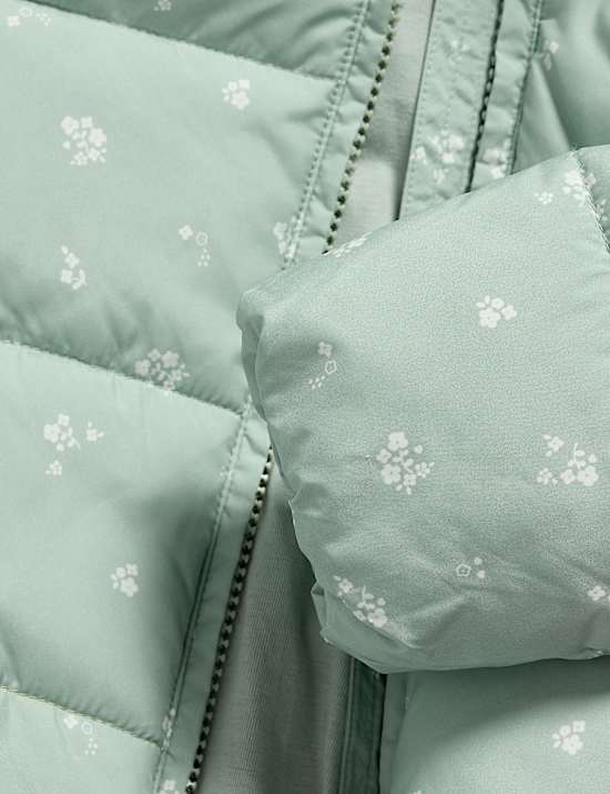 Ditsy Floral Lightweight Padded Coat (0-3 Yrs)