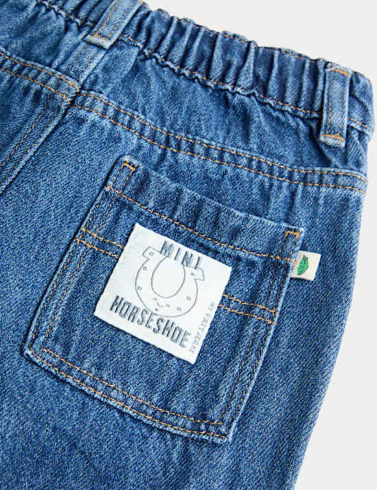 מכנסי ג'ינס בארל מכותנה טהורה (0-&rlm;5 שנים)