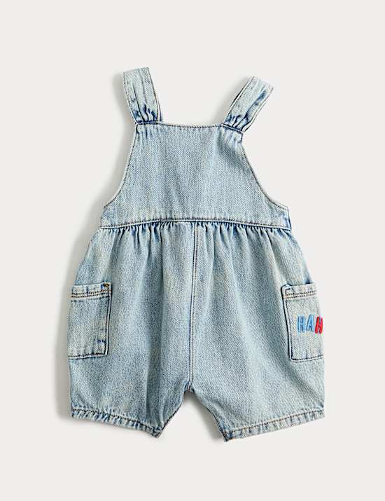 Pure Cotton Denim Romper (0-3 Yrs)